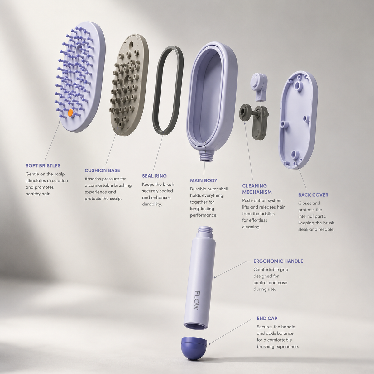 FrizzFlow™ Shine Brush